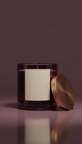 Plum Smoke Layered Fragrance Candle