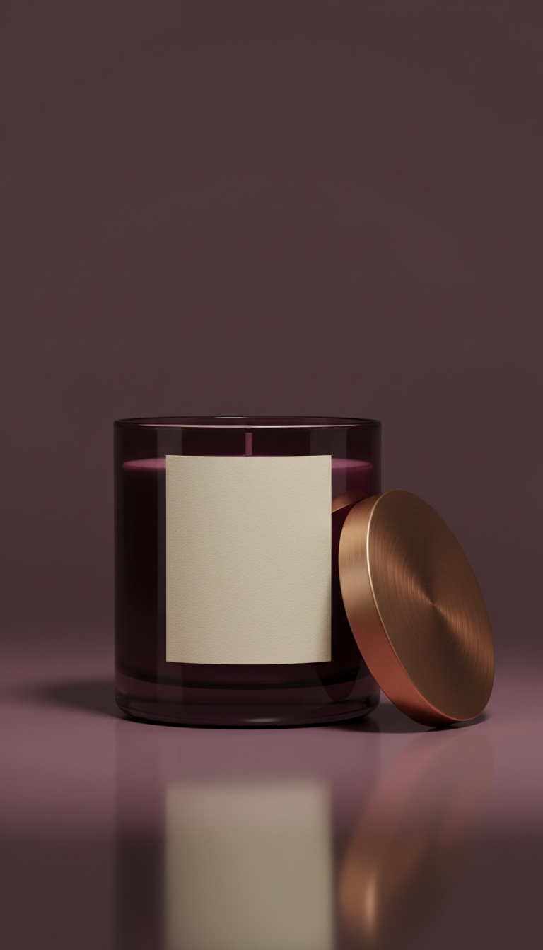 Plum Smoke Layered Fragrance Candle