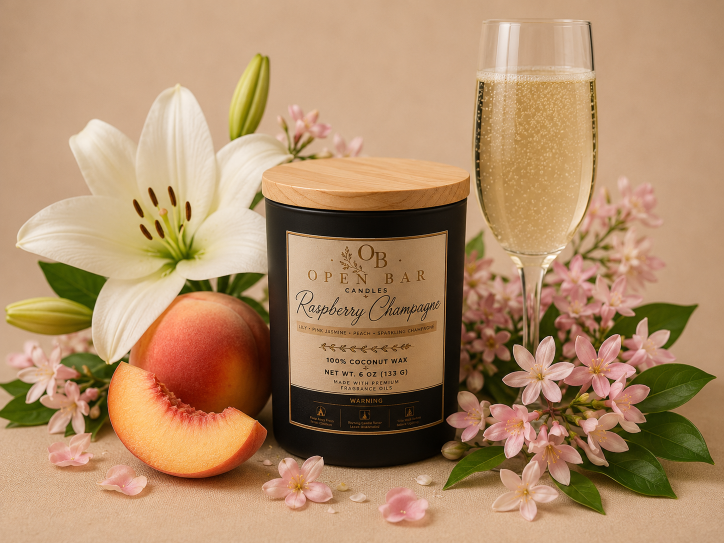 Raspberry champagne 6oz