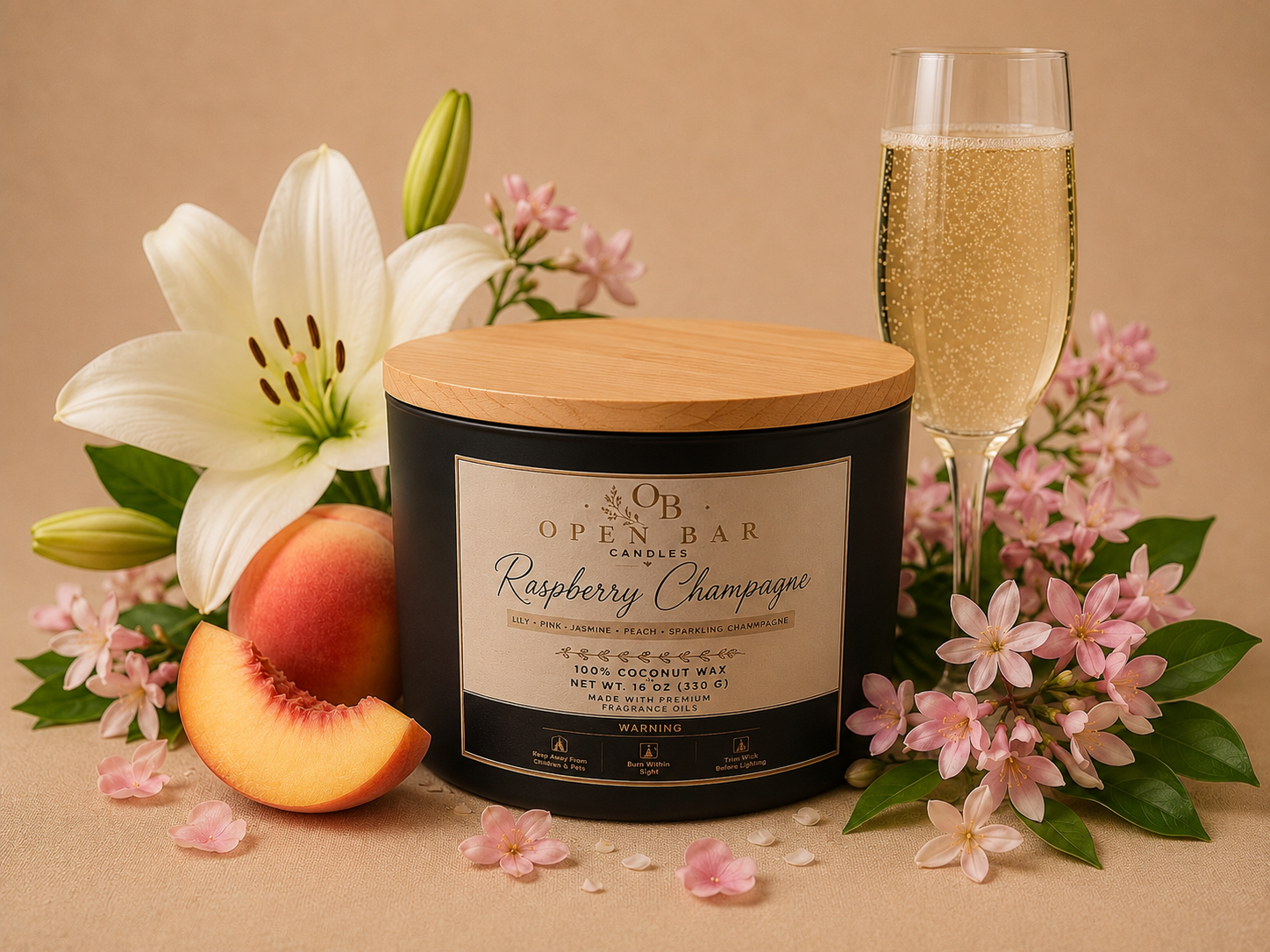 Raspberry champagne 16oz