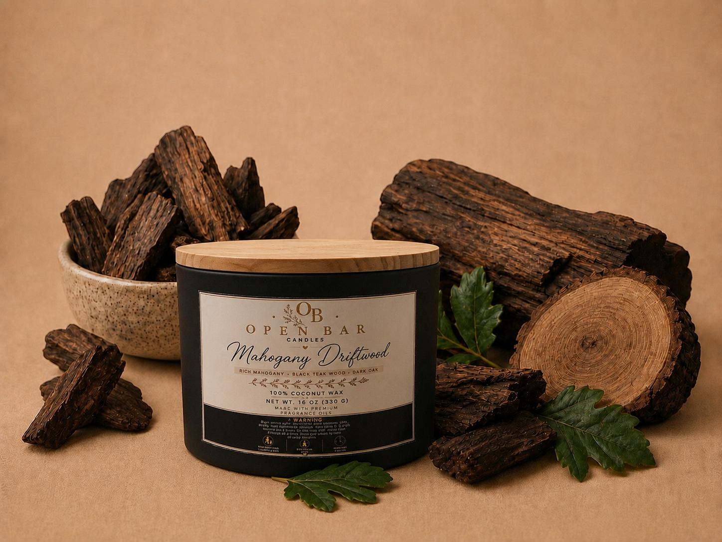 ￼ Mahogany Driftwood 16oz